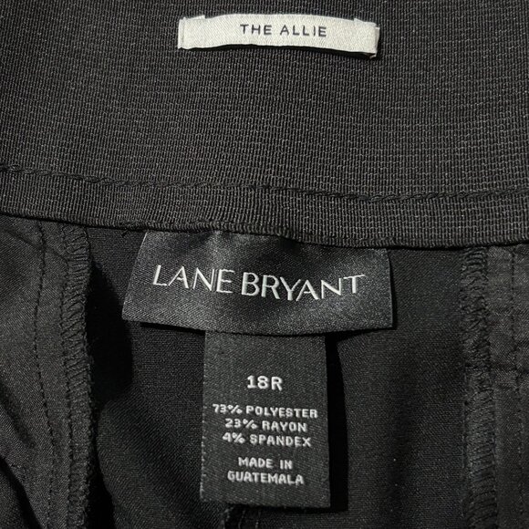 NWT Lane Bryant The Allie Wide Leg Pants Size 18 Black - Picture 11 of 12